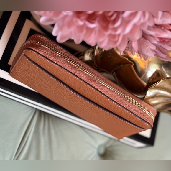 Kate Spade Leila Large Continental Wallet Warm Gingerbread NWT - Picture 3 of 13